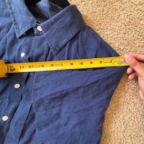 Ralph Lauren men's Custom Fit Button Down Shirt - Picture 7 of 9